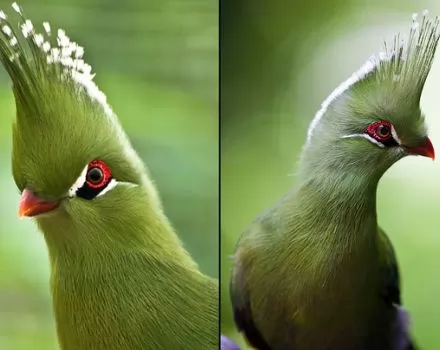 صور - سلسلة اجمل الطيور - طائر التوراكو