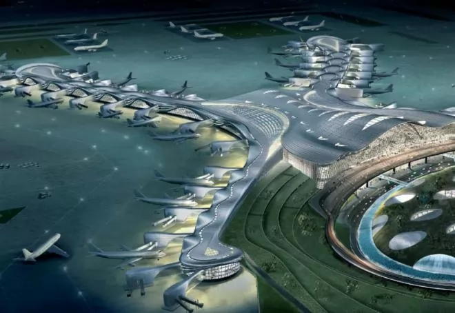 صور - مطار أبوظبي الدولي : أحد أكثر التصاميم المعمارية إثارة للإعجاب بمساحة 700 ألف متر مربع