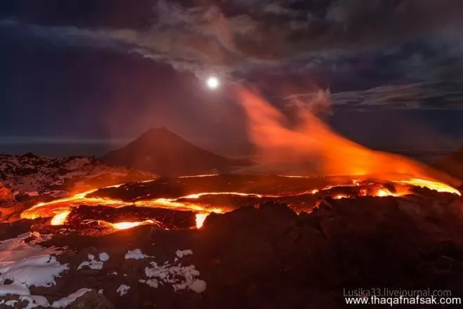 صور - بالصور ثورة مفاجئة لبركان بلوسكي تولباتشيك