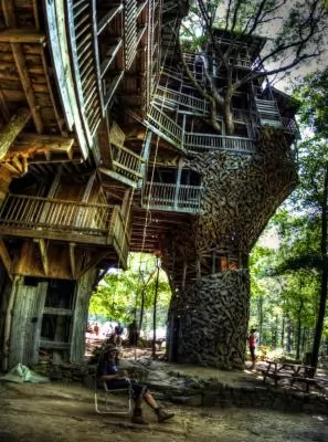 صور - منزل شجرة الوزير اكبر منزل خشبي فى العالم