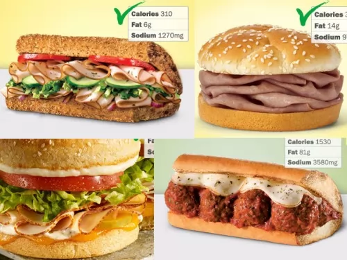 صور - افضل و اسوأ 13 ساندوتش في اتباع الحمية الغذائية
