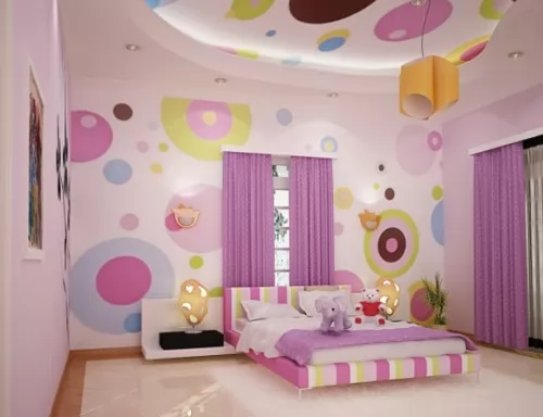 صور - كيف تصبح غرف نوم الاطفال مبهجة و مشرقة ببعض الطلاء ؟