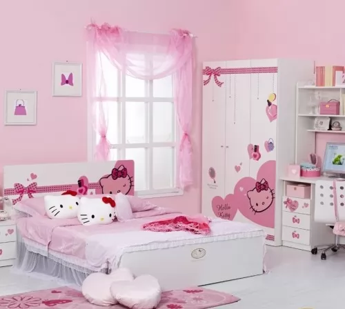صور - اجعلي ديكور غرفة ابنتك مميزة مع غرف نوم كيتي