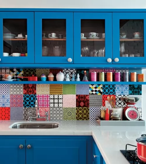 صور - افكار لتزيين المطبخ بالالوان المبهجة و المنعشة