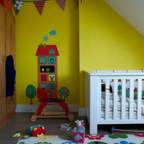 صور - ديكور غرف نوم اولاد مودرن بالوان مبهجة و جريئة
