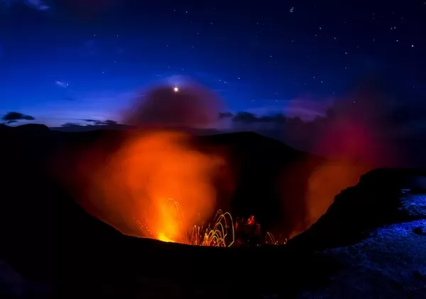 بركان جبل ياسور من اشهر البراكين في العالم