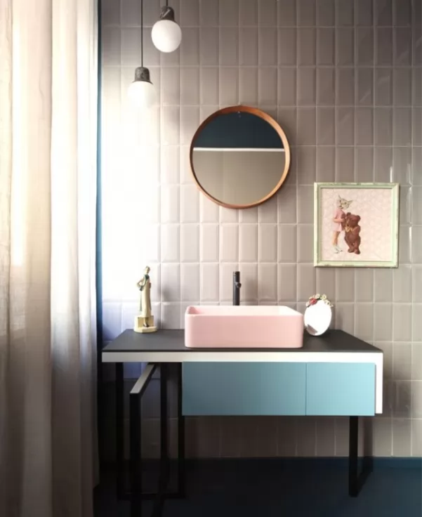تصاميم حمامات 2018 مثيرة بالوان الباستيل الناعمة