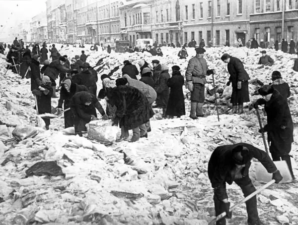حصار مدينة لينينغراد الروسية