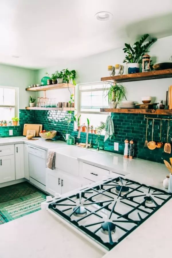 أفضل ألوان بلاط المطبخ الحديث colors-kitchen-tiles